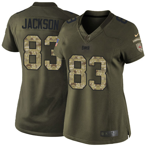 Women's Elite Vincent Jackson Nike Jersey Green - #83 Salute to Service NFL Tampa Bay Buccaneers